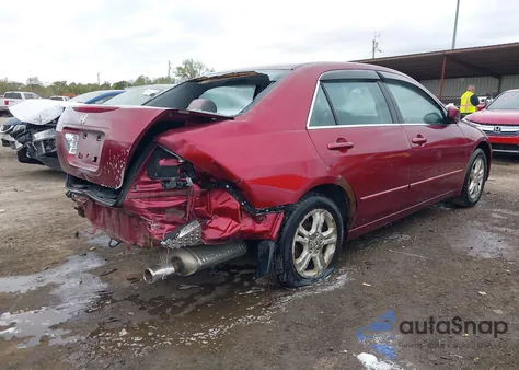 2006 Honda Accord 2.4 Ex из США, поврежденный, VIN 1HGCM56776A008992